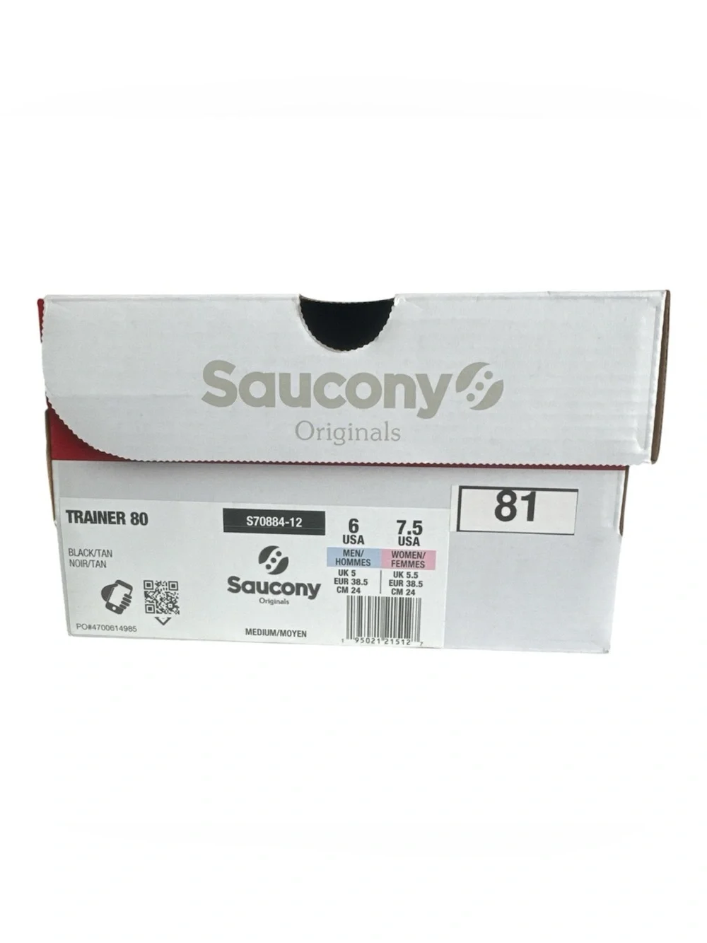 Saucony Men's Sneakers in Black, Brown and White